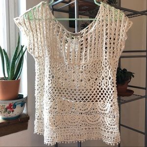 Boho knit shirt
